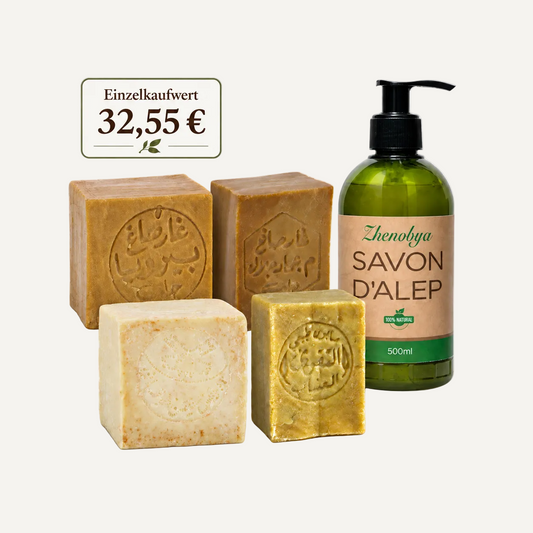 Trockene Haut-Set